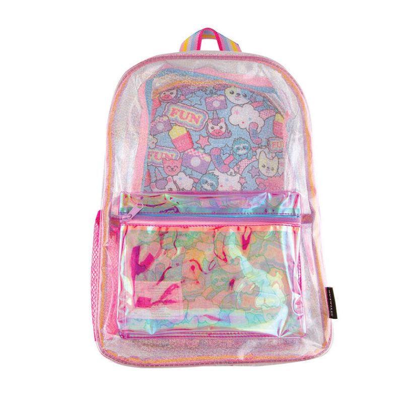 Sparkle Transparent Character Backpack.jpg